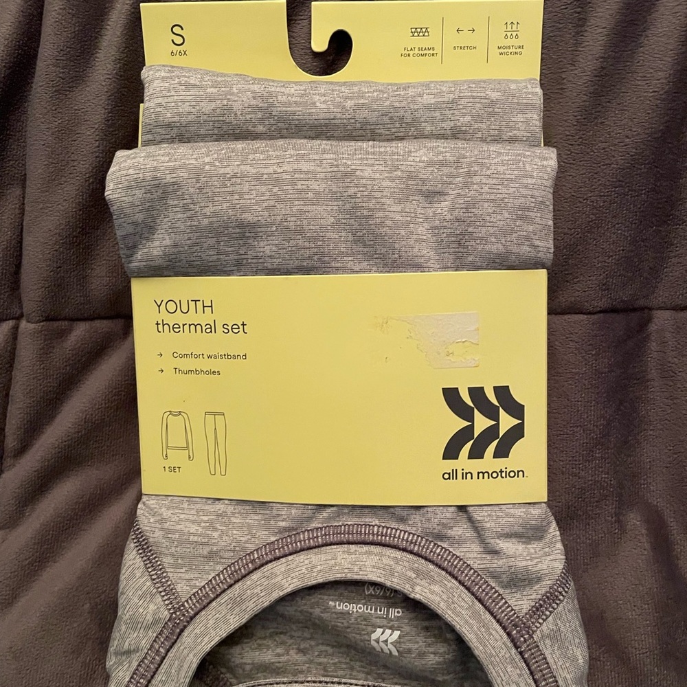 Girls two-piece youth thermal set